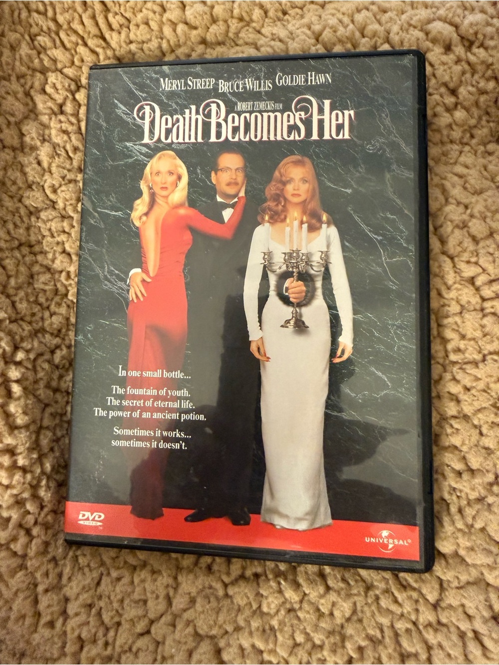 Death Becomes Her rated PG13 DVD in good condition
